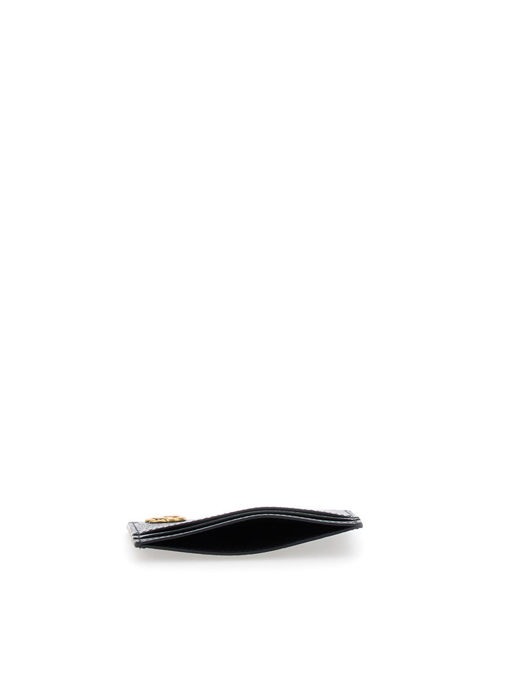 Gucci Men Black 'Gg Marmont' Cardholder With Aged-Gold Logo In Leather Man - 5