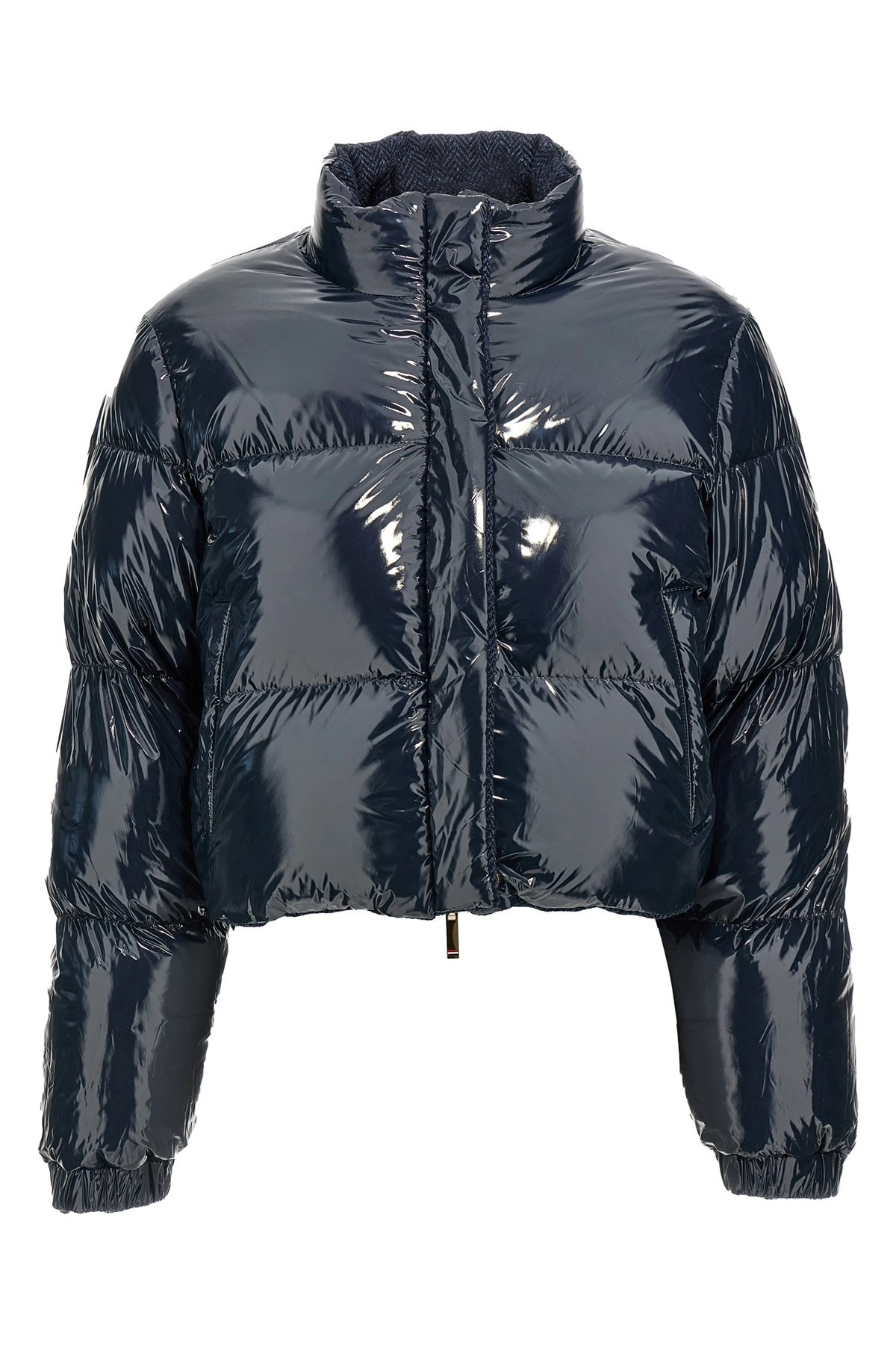 'Herringbone Harris Tweed' reversible down jacket - 3