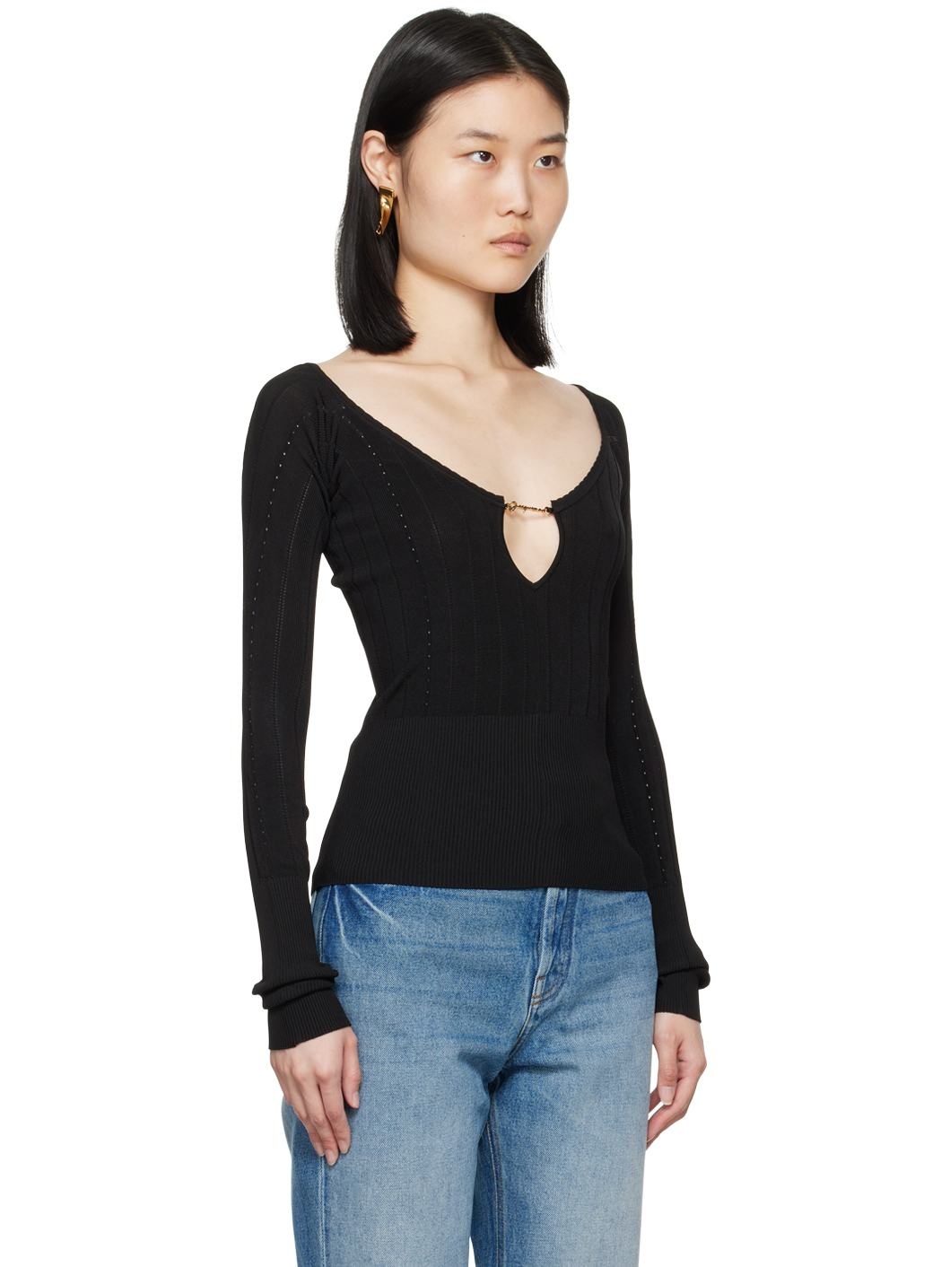 Black Les Classiques 'Le haut Pralù' Sweater - 2