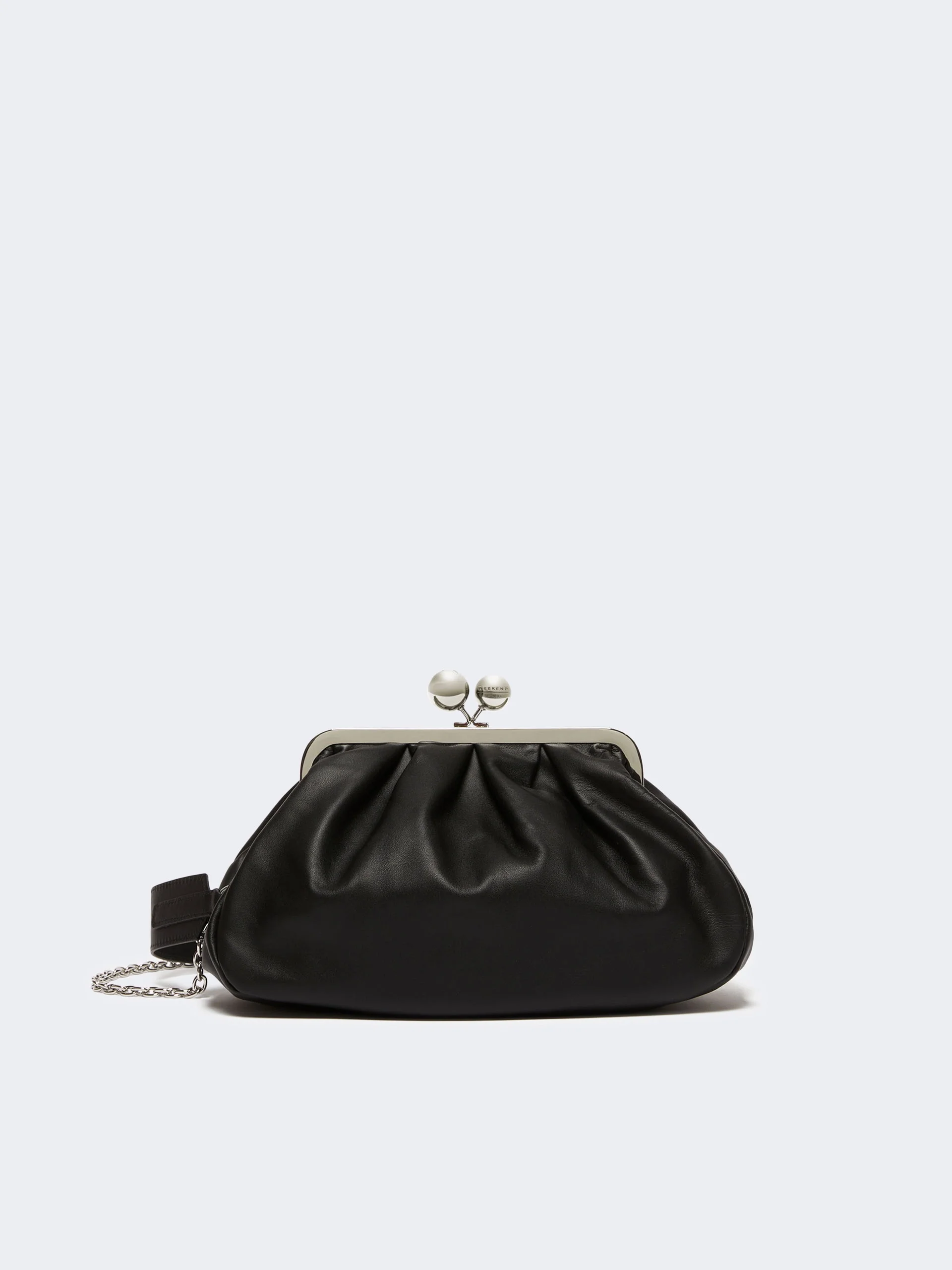 CUBICO Medium sheepskin Pasticcino Bag - BLACK - 1