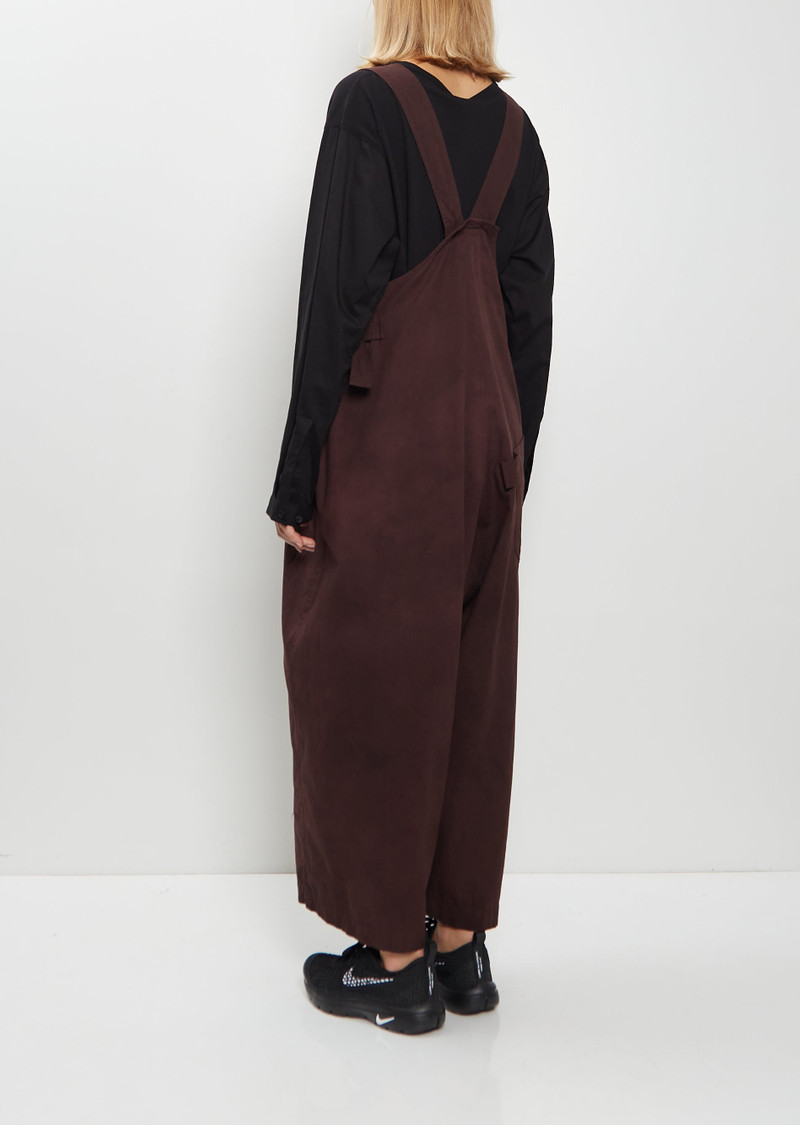 Y's Oversized Cotton Wool Overalls outlook