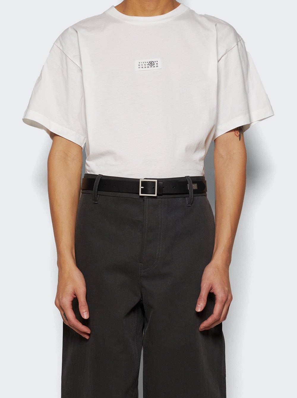 【MM6 Maison Margiela】 NUMERIC BUCKLE 3.0 BELT MM6 Maison Margiela Numeric Buckle 3.0 Belt Black