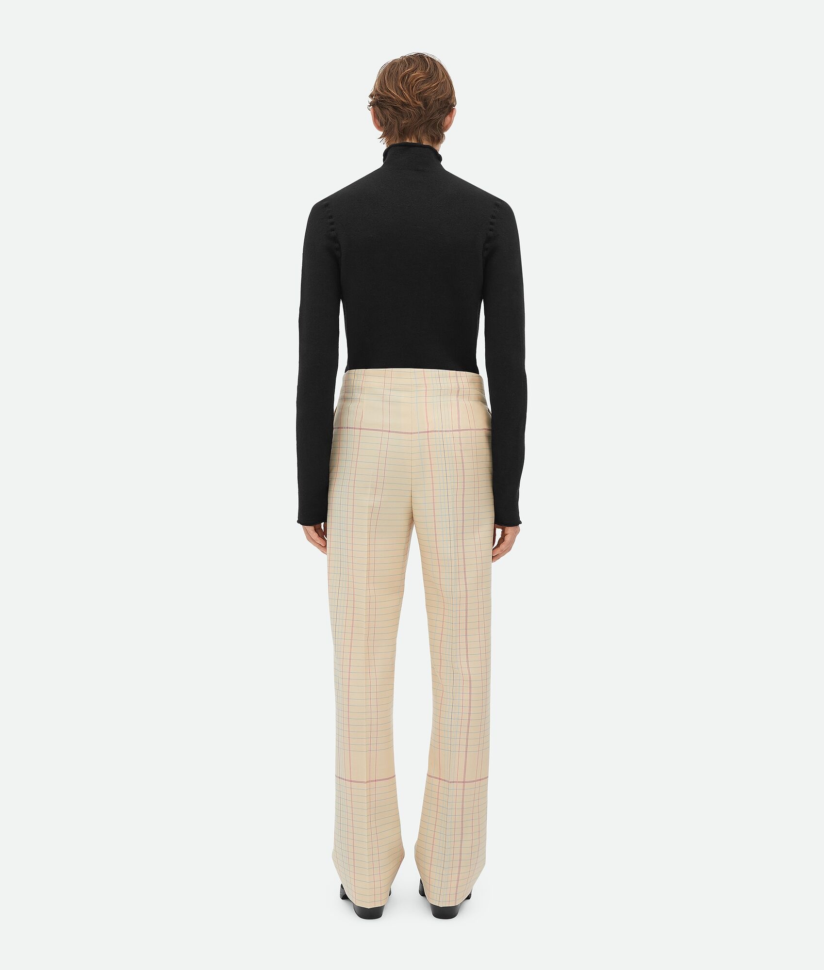 Notebook Wool Twill Flared Trousers - 3