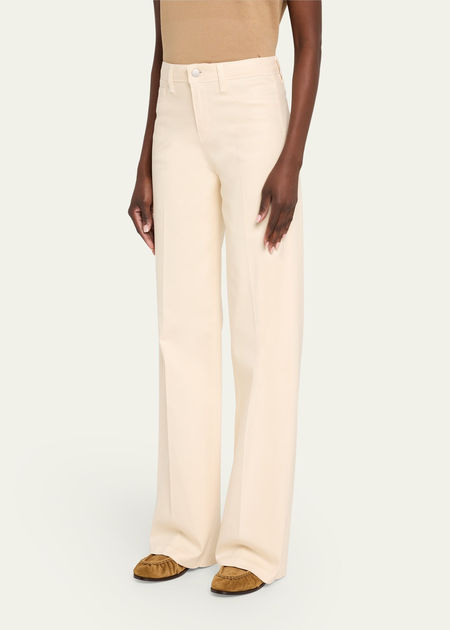 Clayton Coated Wide-Leg Jeans - 4
