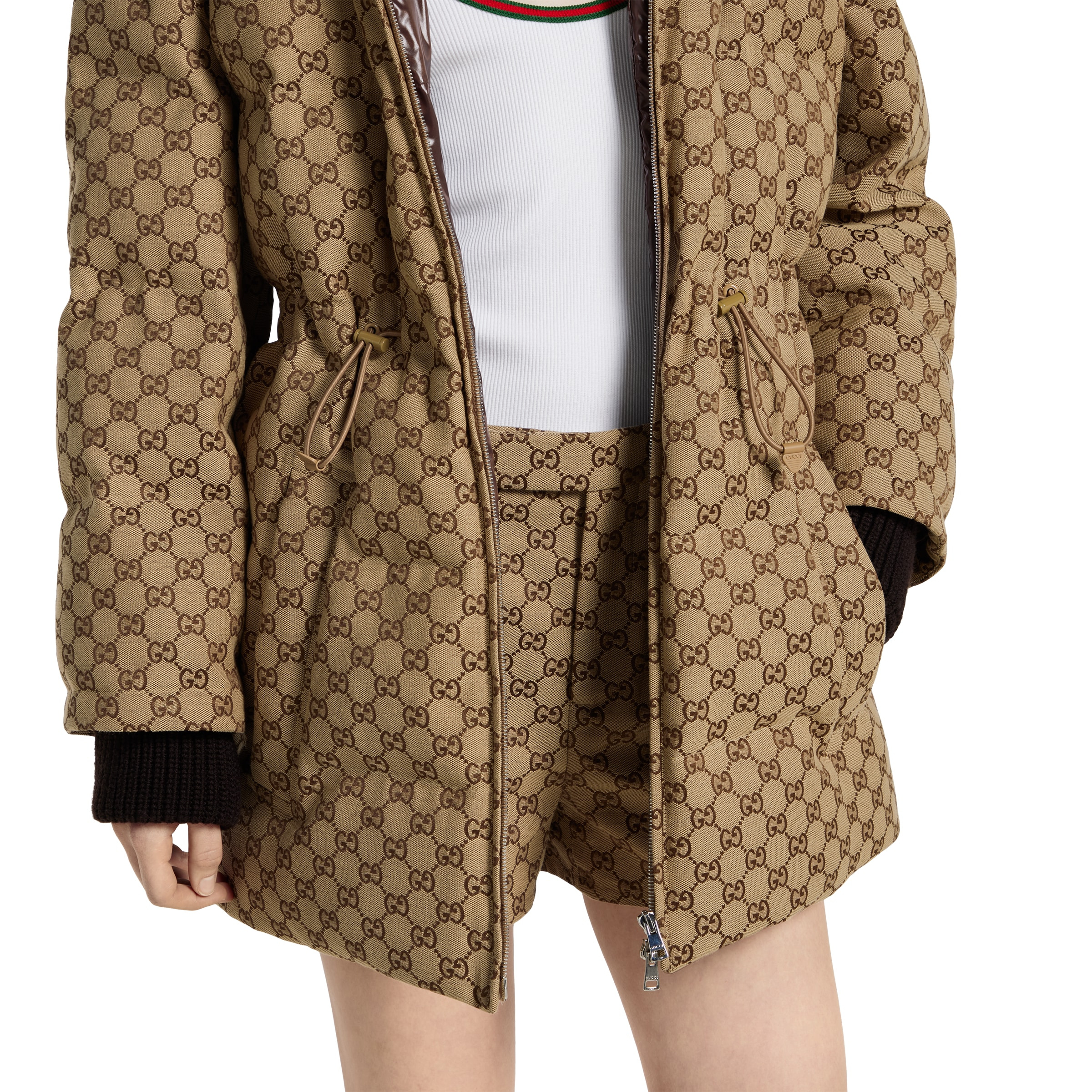 GG canvas puffer jacket - 5