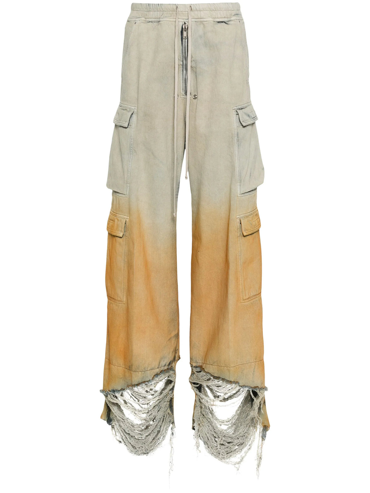 DOUBLE CARGO JUMBO BELAS PANTS (SKY/ORANGE) - 1