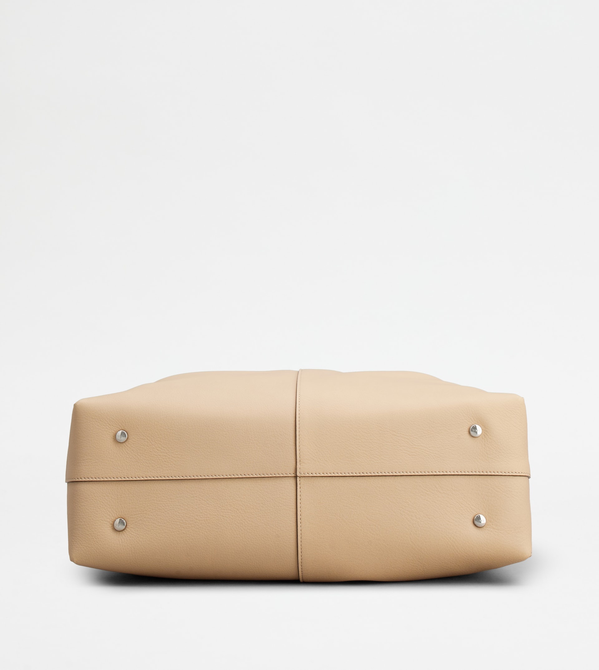 TOD'S DI BAG BUCKET BAG IN LEATHER MEDIUM WITH DRAWSTRING - BEIGE - 5