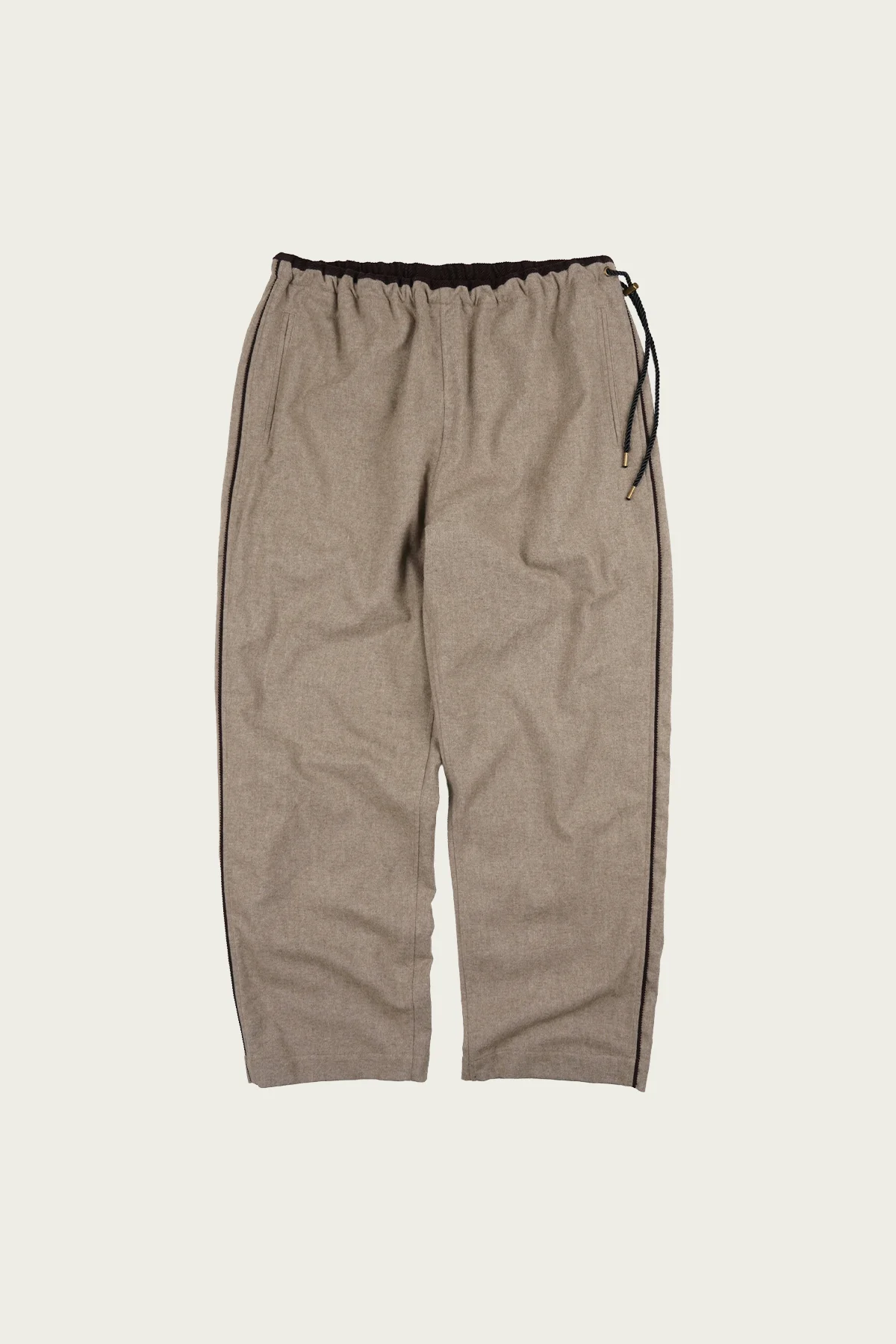 Wool Easy Pants - Desert Beige - 1