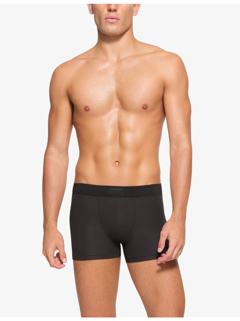 Branded-waistband 3in pack of three stretch-cotton boxer briefs - 2