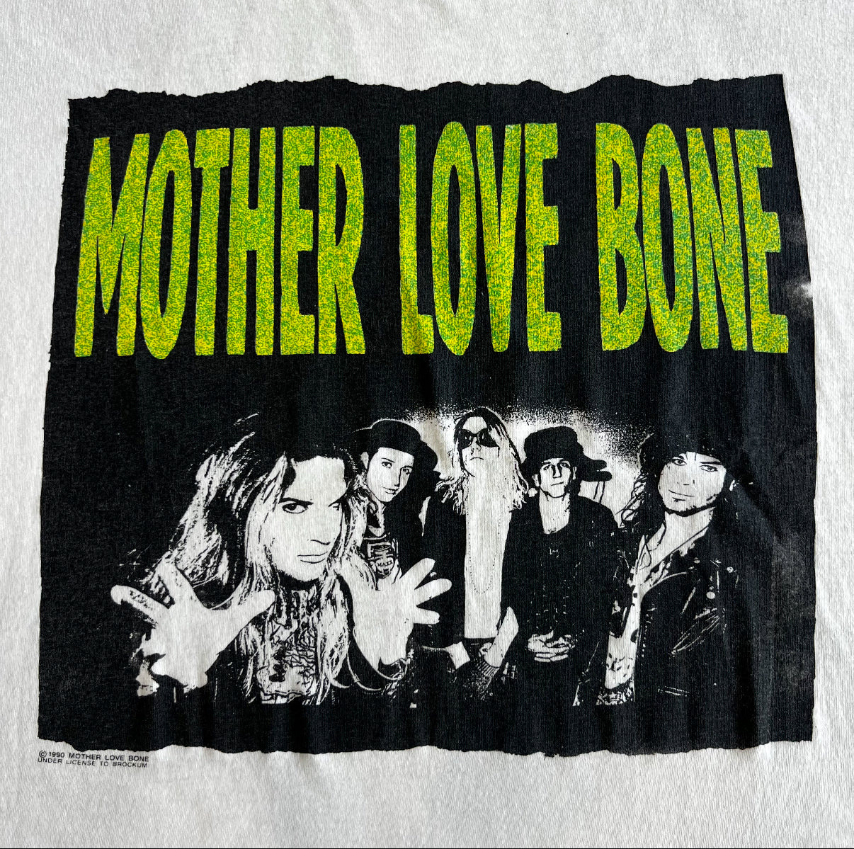 Final Blow - Vintage 90s Mother Love Bone "Half Ass" T-Shirt SZ XL - 2