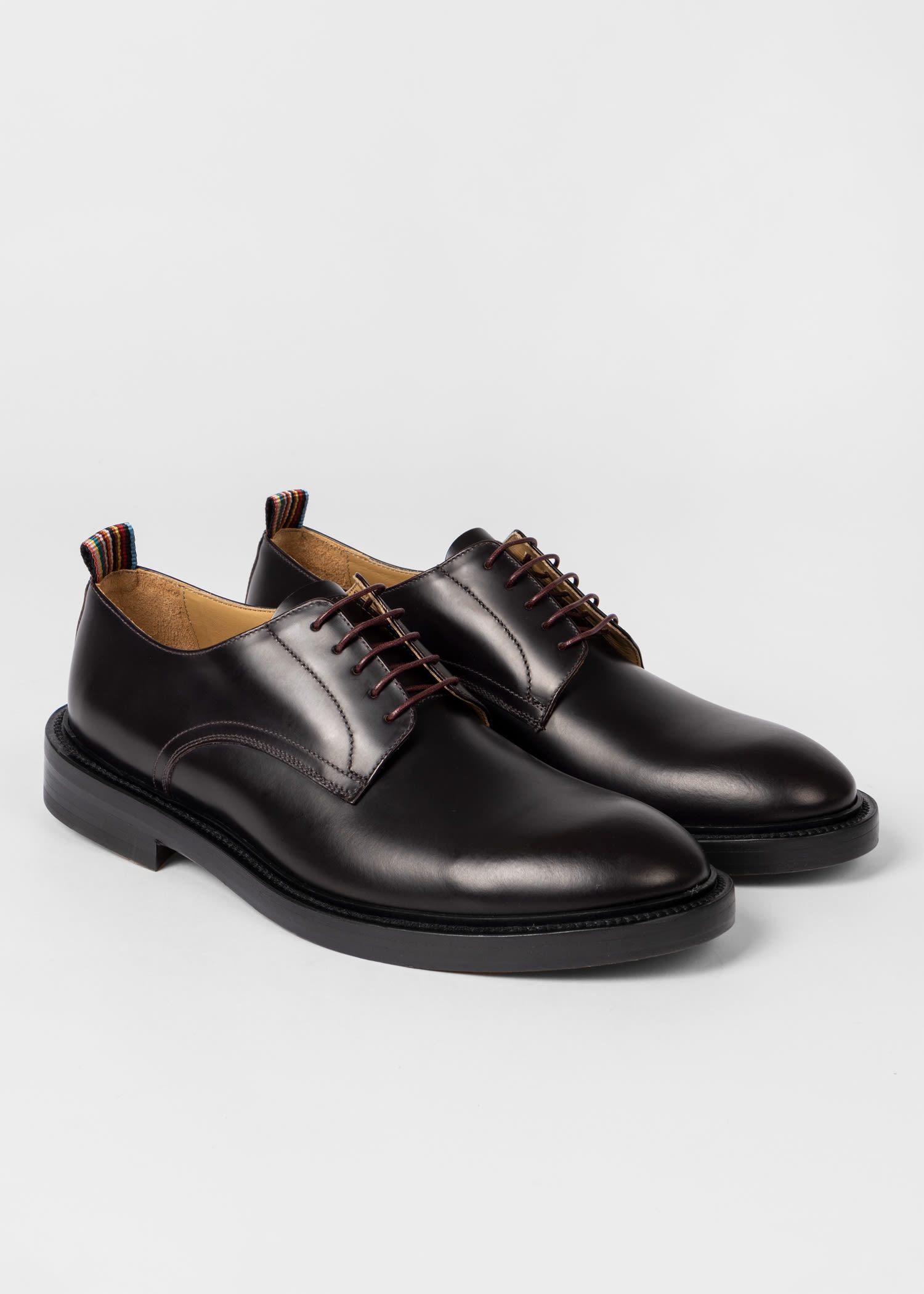 Leather 'Silva' Derby Shoes - 3