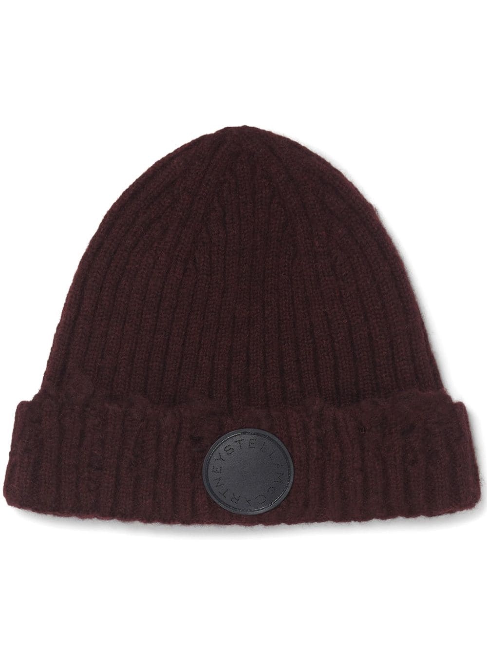 distressed ribbed-knit beanie - 1