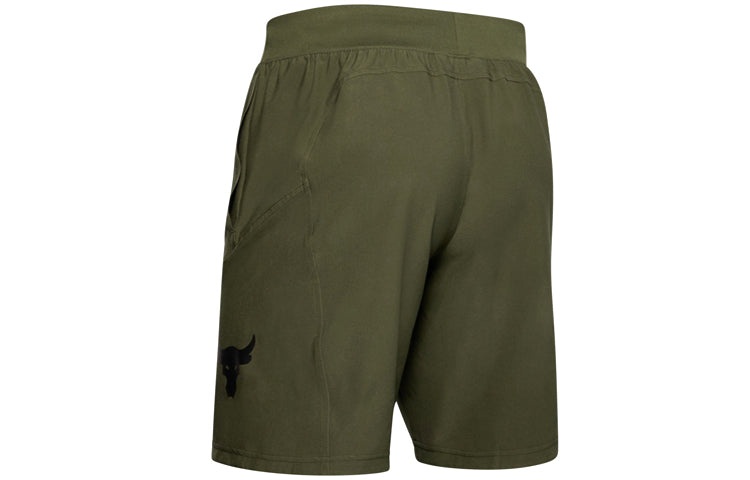Under Armour Project Rock Unstoppable Shorts 'Olive Green' 1359119-315 - 2