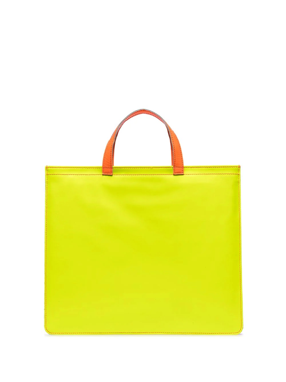 colour-block square tote bag - 3