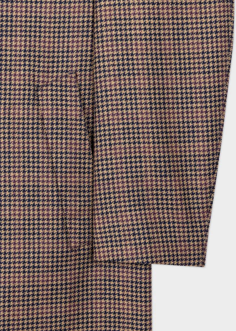 Houndstooth Wool Tweed Overcoat 3