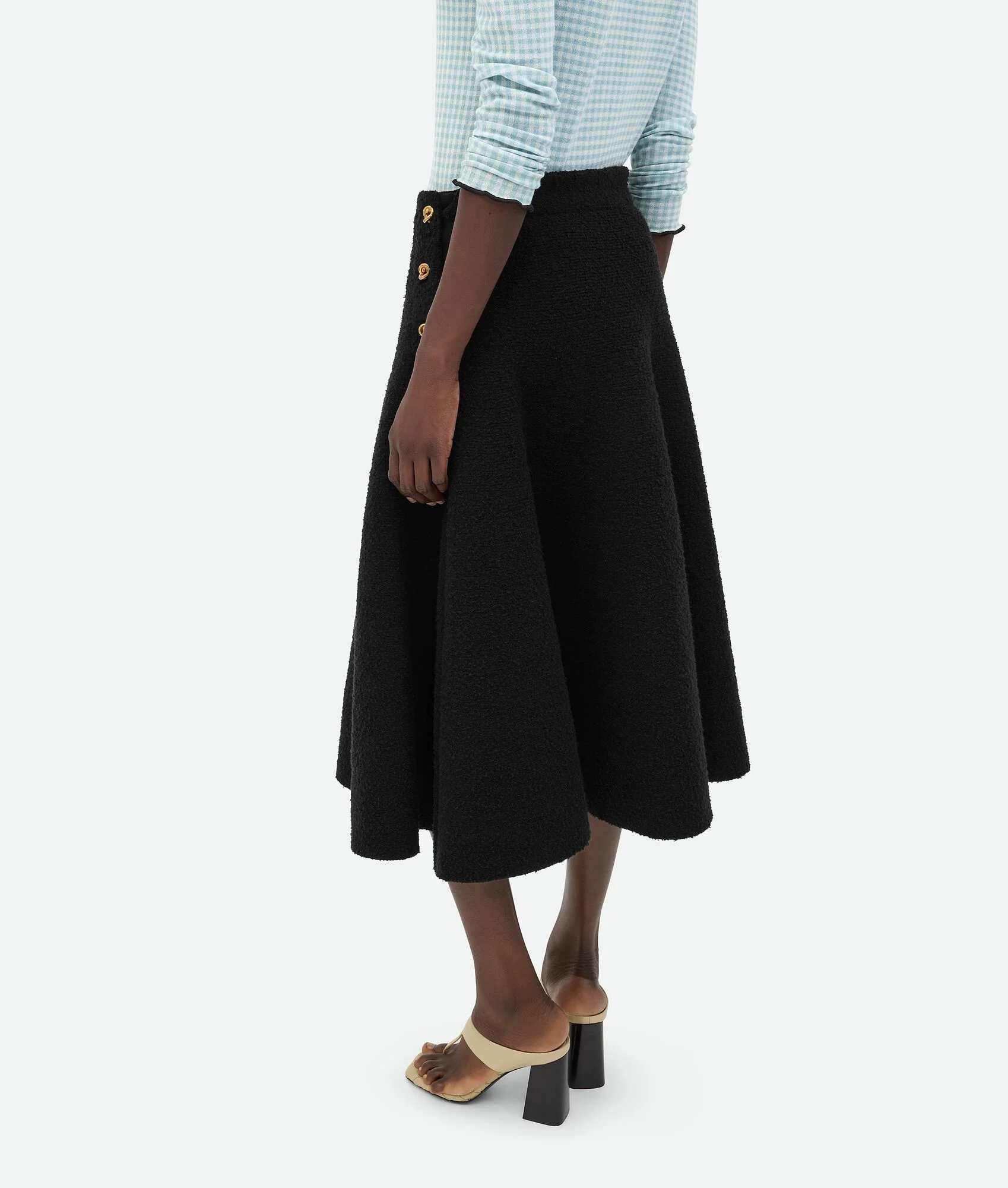 Wool Boucle Skirt - 1