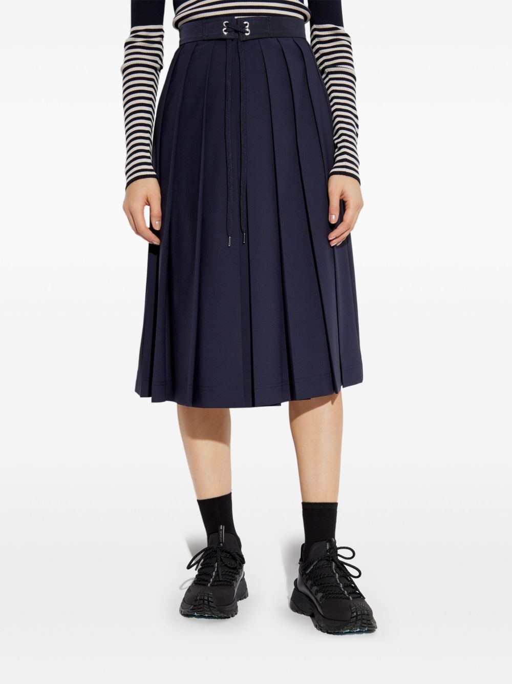 pleated midi skirt - 3