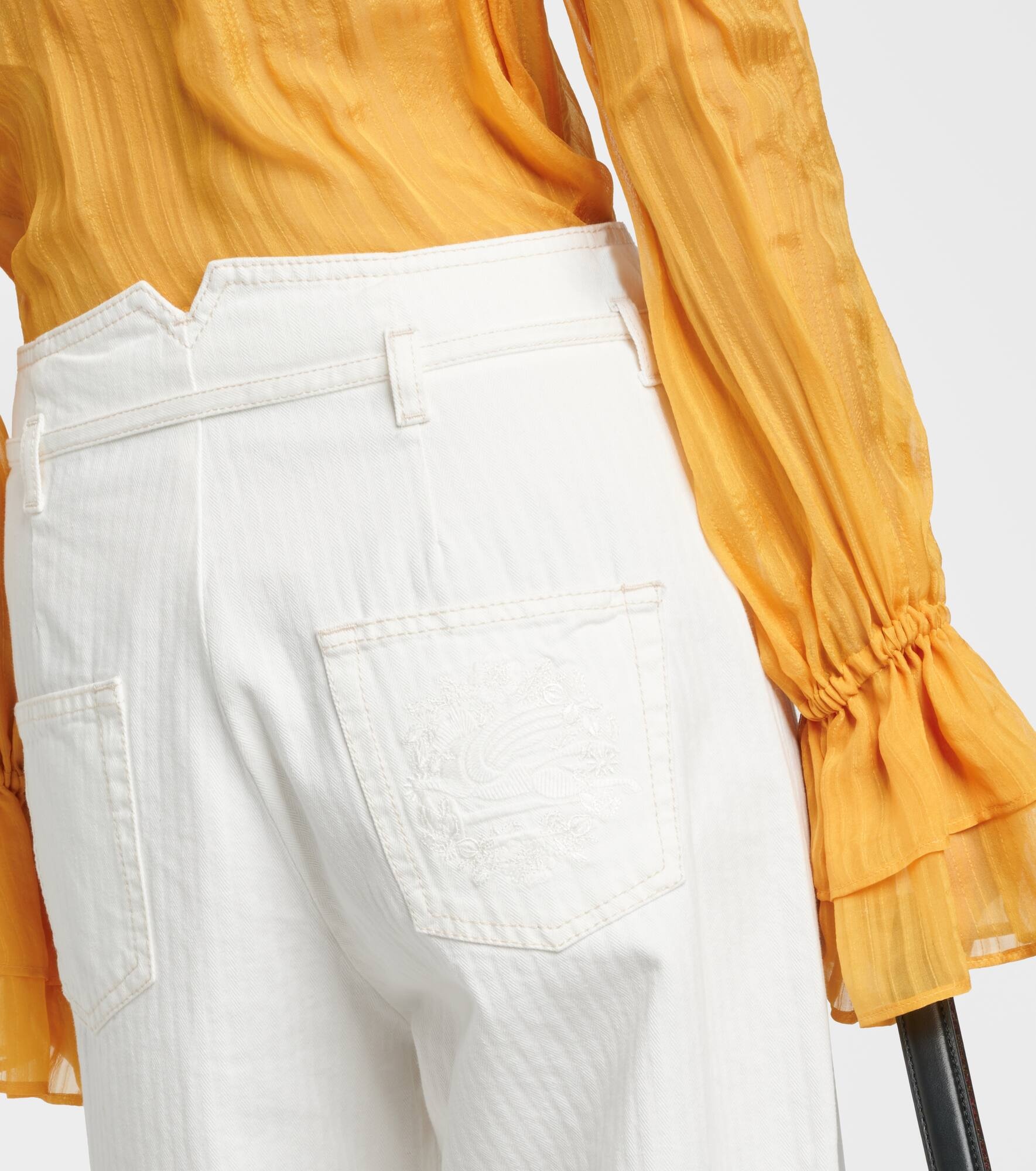 High-rise wide-leg jeans - 6
