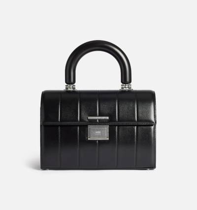 AMI Paris quilted leather tote bag outlook
