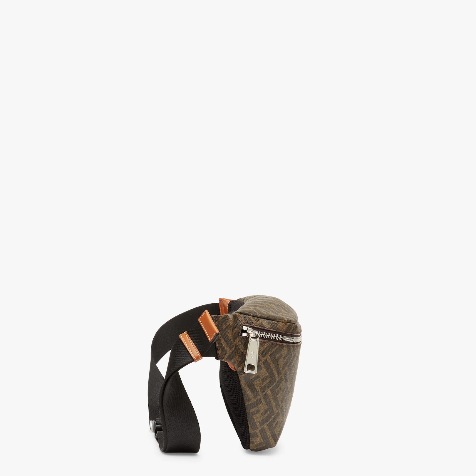 Brown fabric belt bag - 2