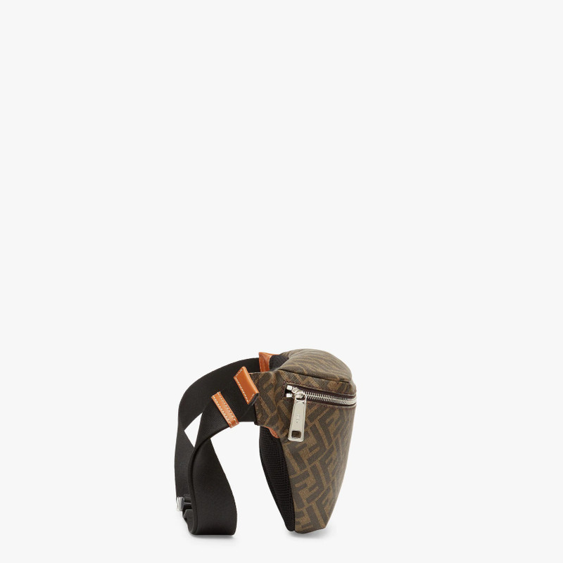 FENDI Brown fabric belt bag outlook
