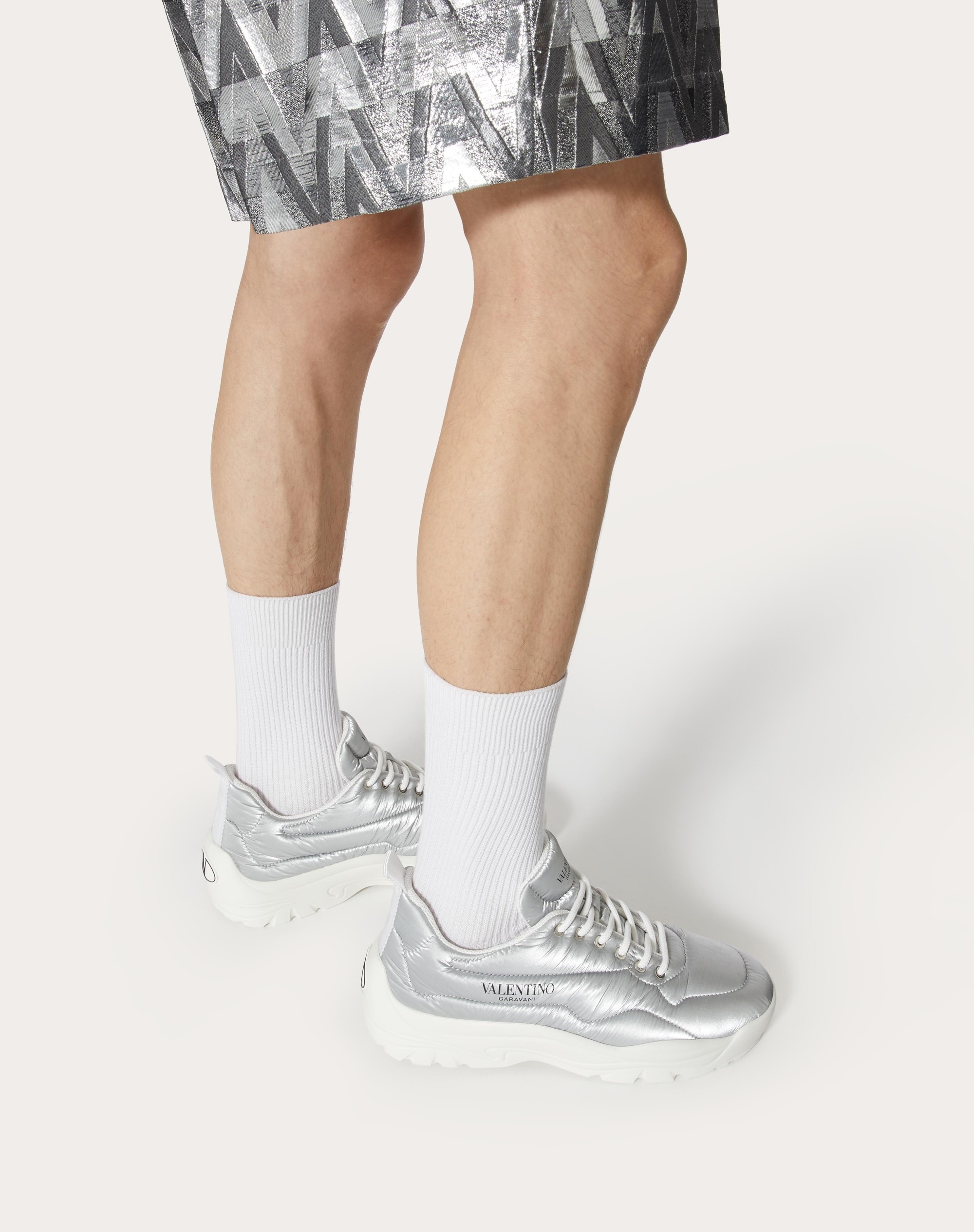 PADDED NYLON GUMBOY SNEAKER - 6