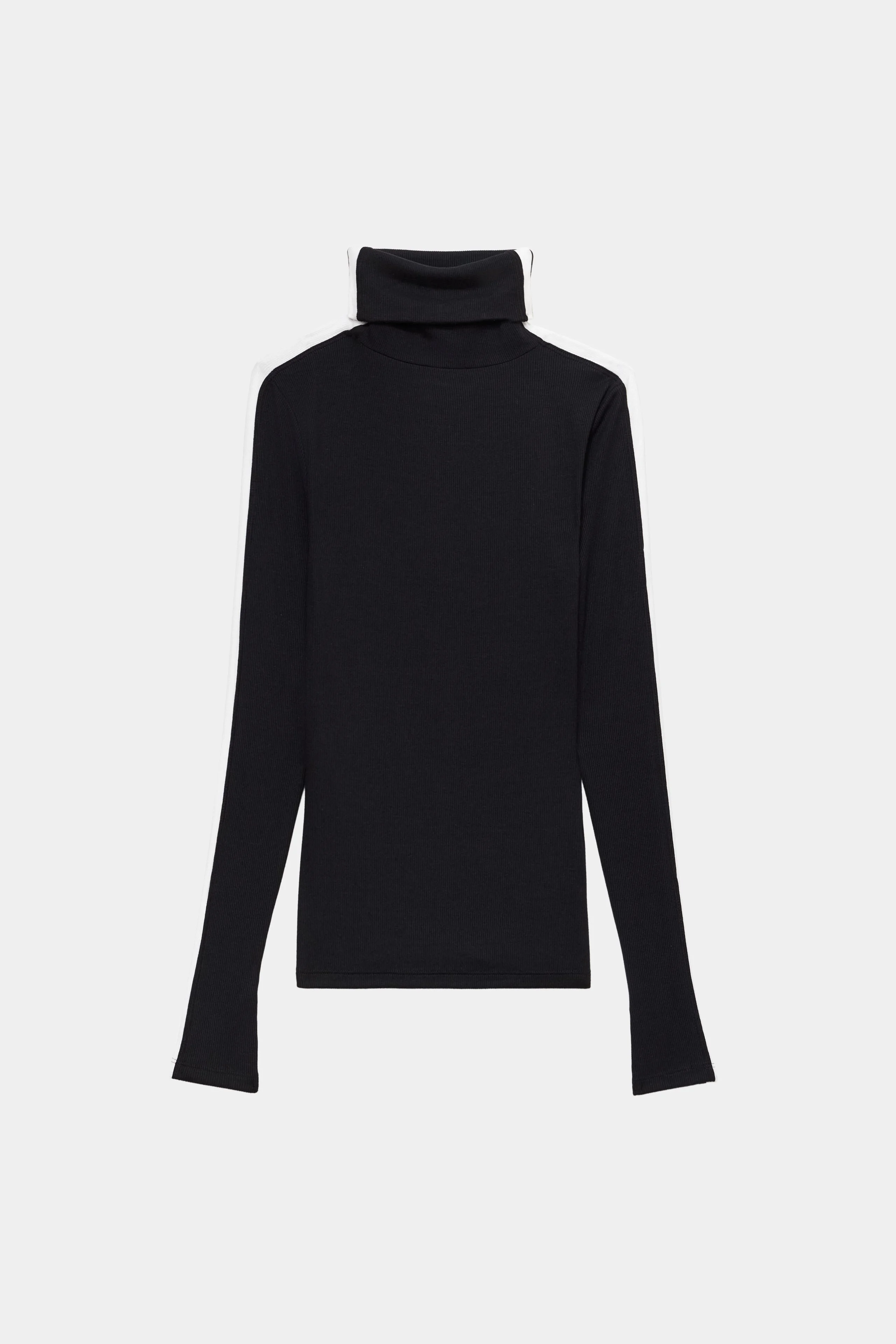 Jackson Rib Full Length Turtleneck - 1