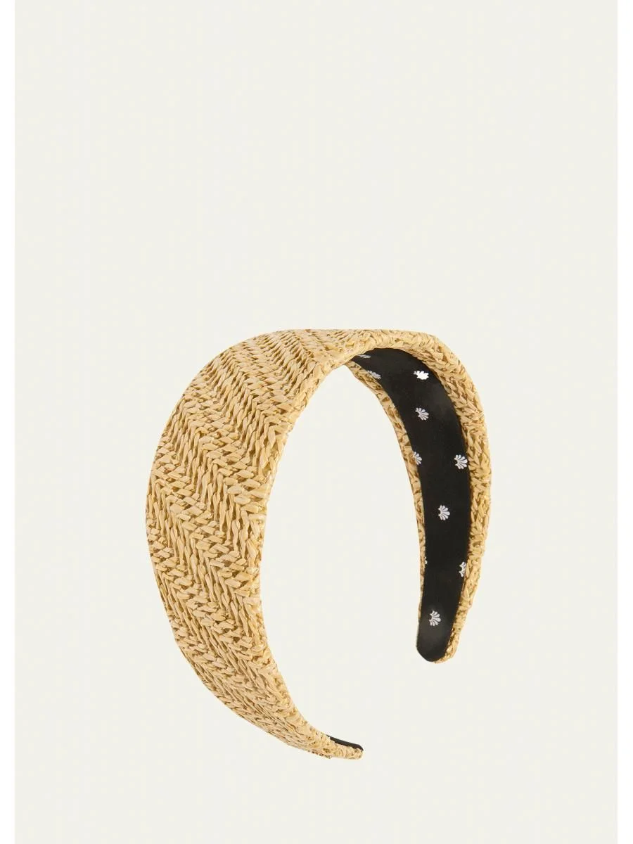 Brigitte Raffia Headband - 1