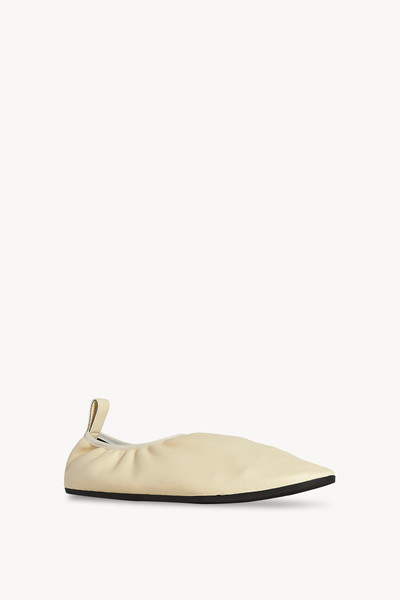 The Row Ozzy Slipper in Leather outlook