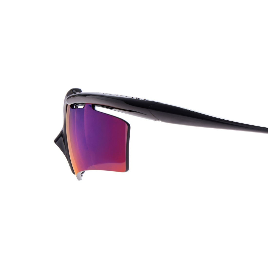 Turbo Rectangle Sunglasses  in Black - 5