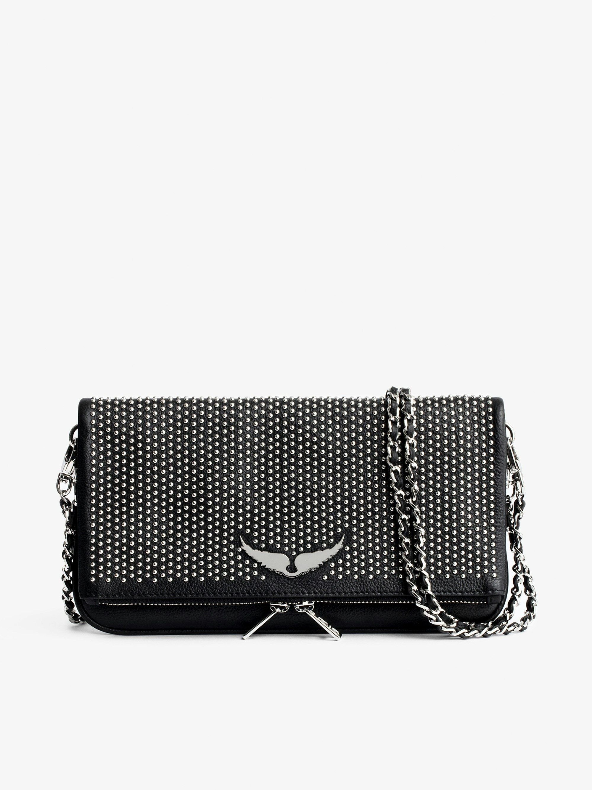 Rock Dotted Swiss Clutch - 1