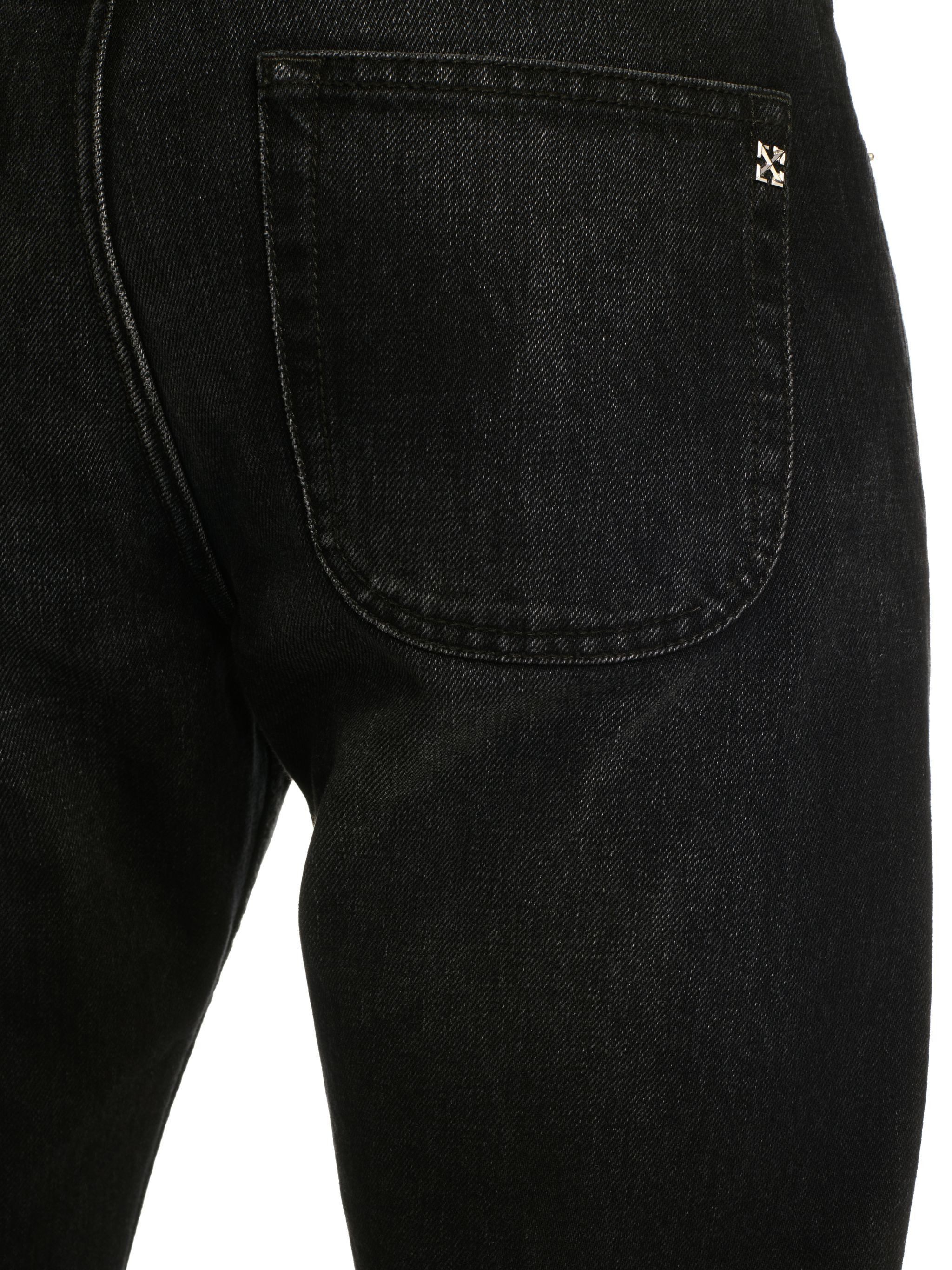 Black Arrow Skinny Jeans - 5