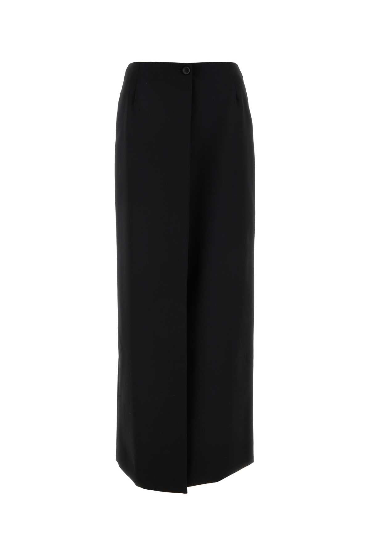 Givenchy Women Black Wool Blend Skirt - 2