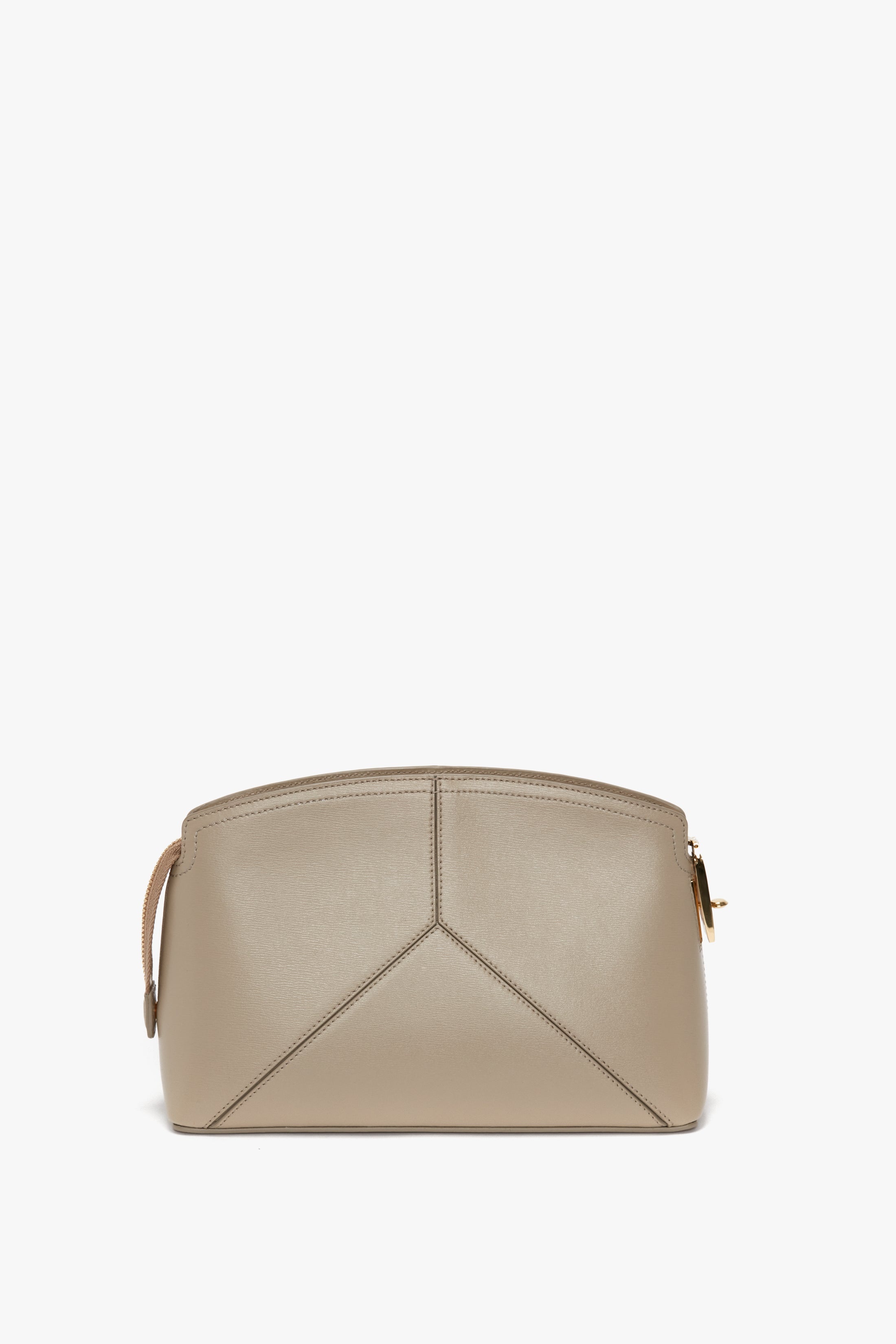 Victoria Cross Body In Taupe Leather - 5