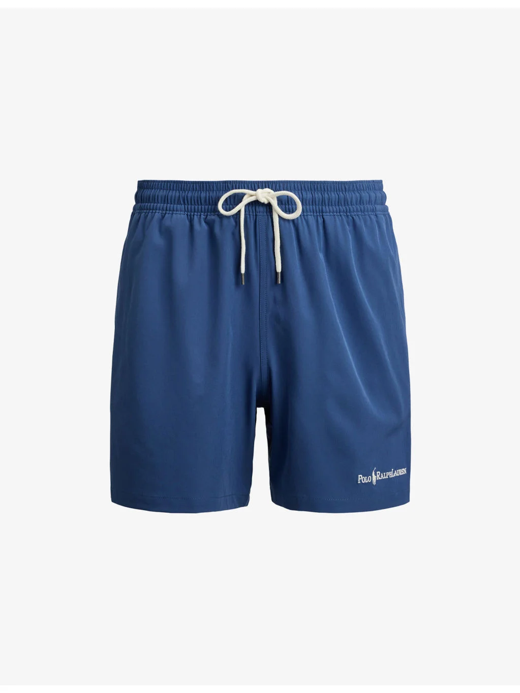 Brand-Embroidered Drawstring-Waist Swim Shorts - 1