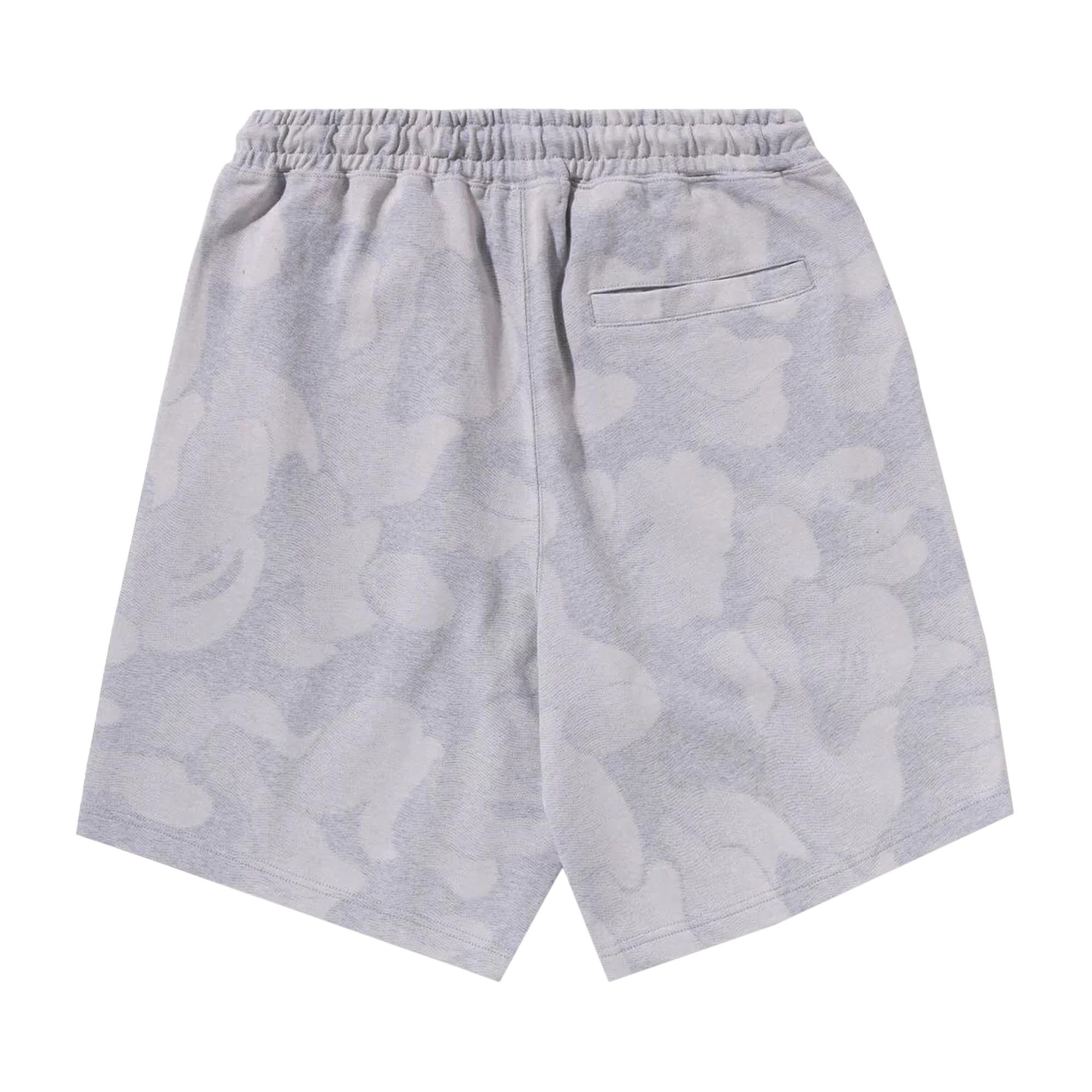 BAPE Ink Camo Ape Head Patch Sweat Shorts 'Grey' - 2