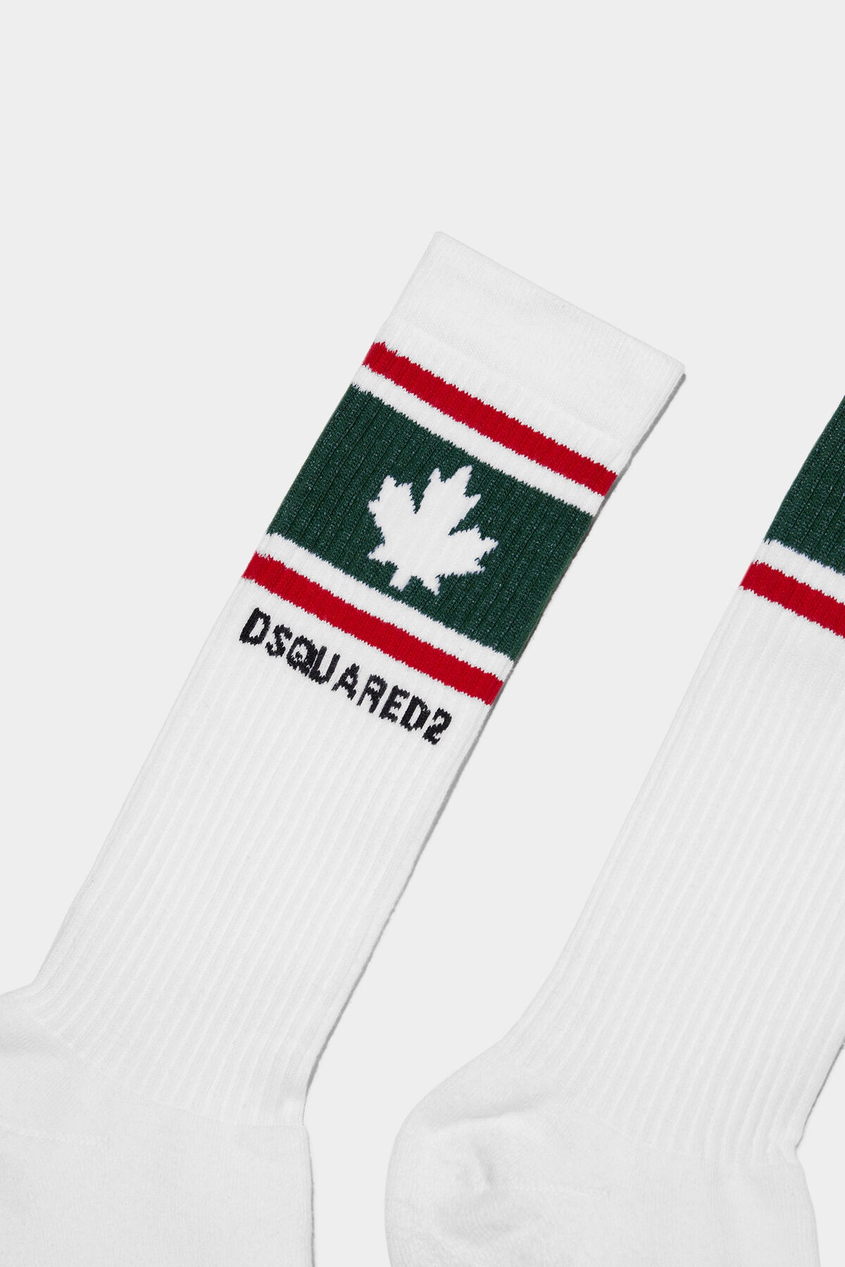 DSQUARED2 LEAF MID-CREW SOCKS - 3