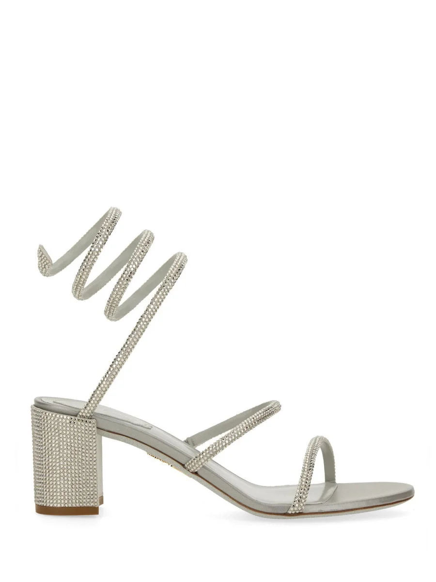 Rene Caovilla Women "Cleo" Sandal With Crystals - 1