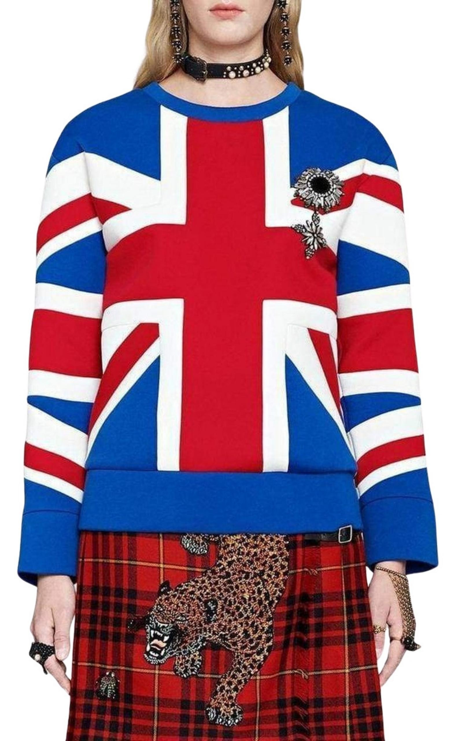 Union Jack Jersey Sweatshirt - 3