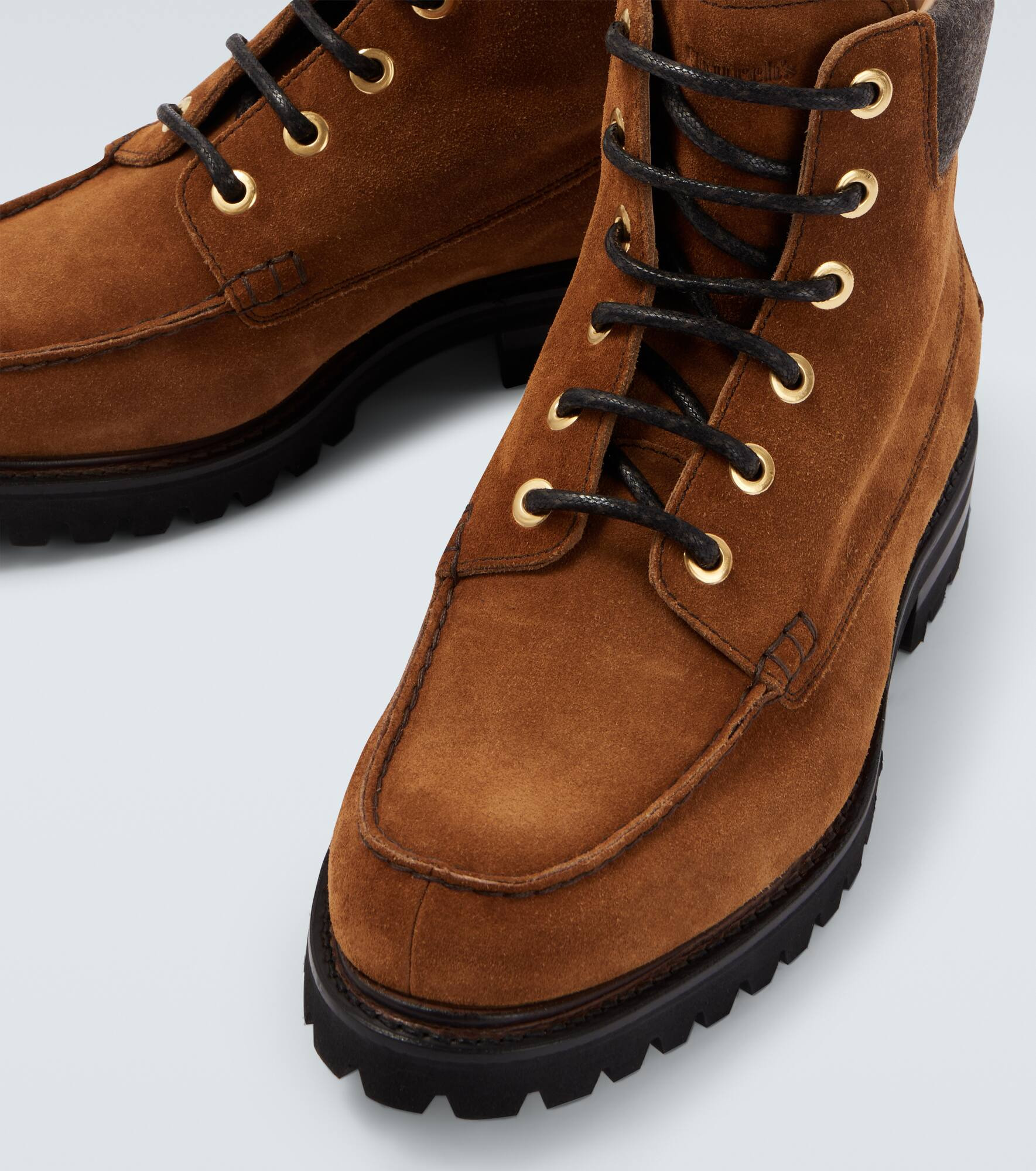 Padstow suede lace-up boots - 3