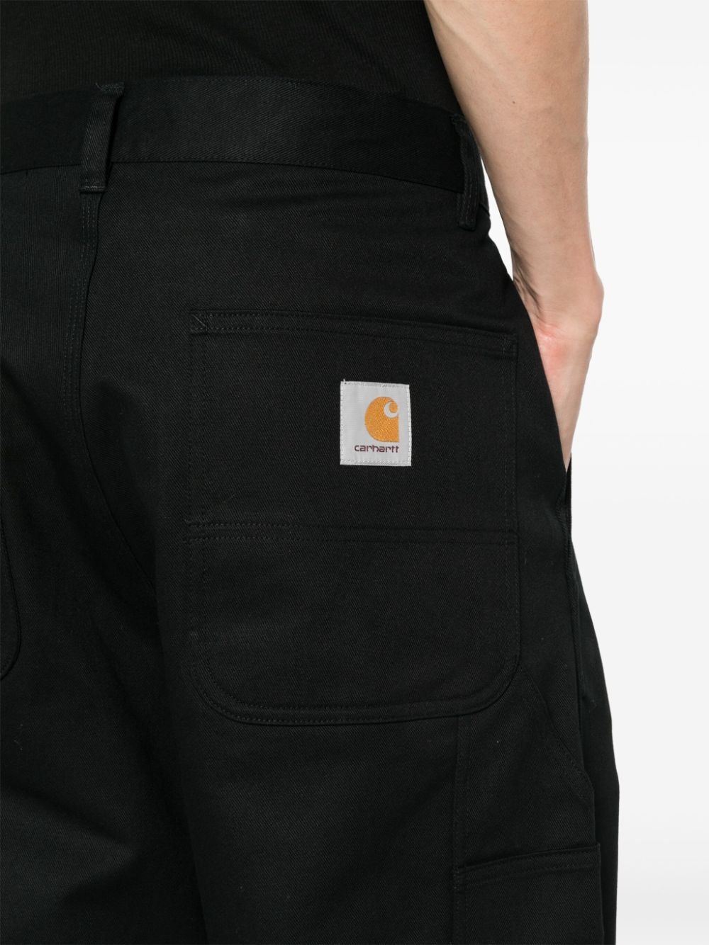 Midland logo-patch trousers - 5