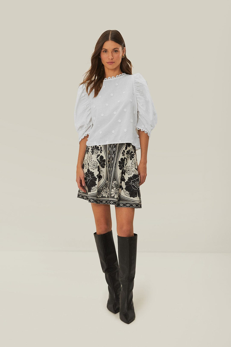 Off-White 3D Flowers Blouse 3