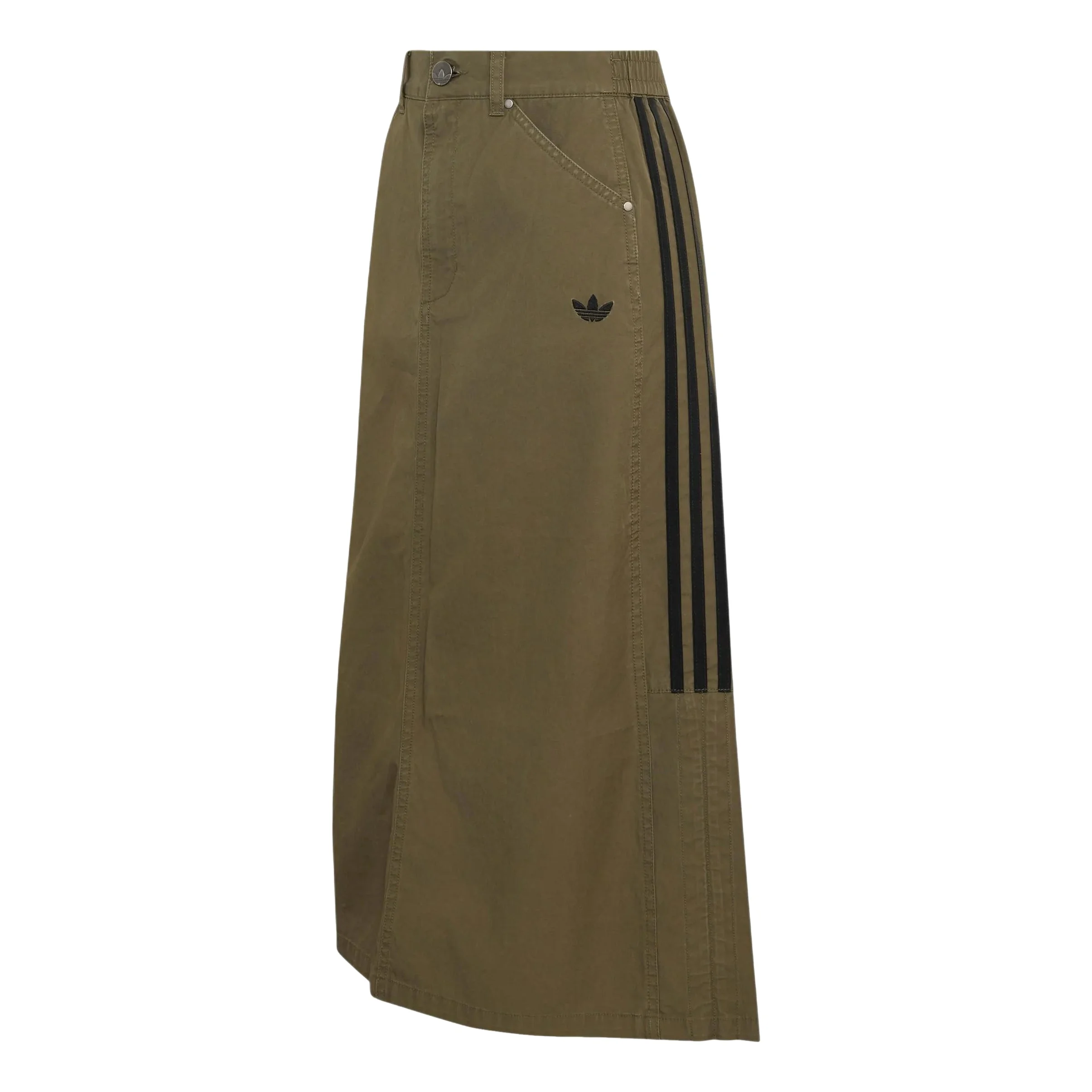 (WMNS) adidas Parachute Skirt Asia SIzing 'Olive Strata' LE8297 - 1