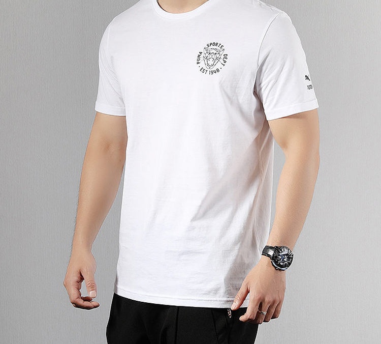 PUMA Graphic Vintage Cat Tee 'White' 578728-02 - 5
