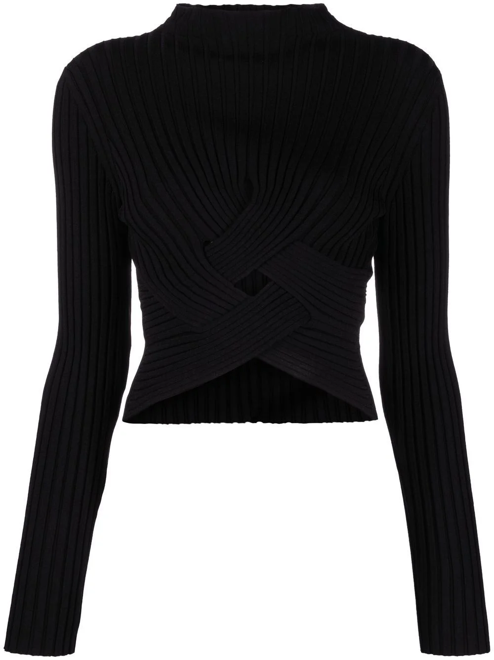 cut-out knitted jumper - 1
