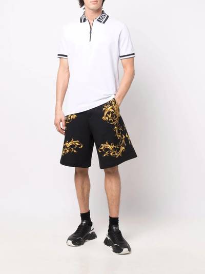 VERSACE JEANS COUTURE baroque pattern-print shorts outlook