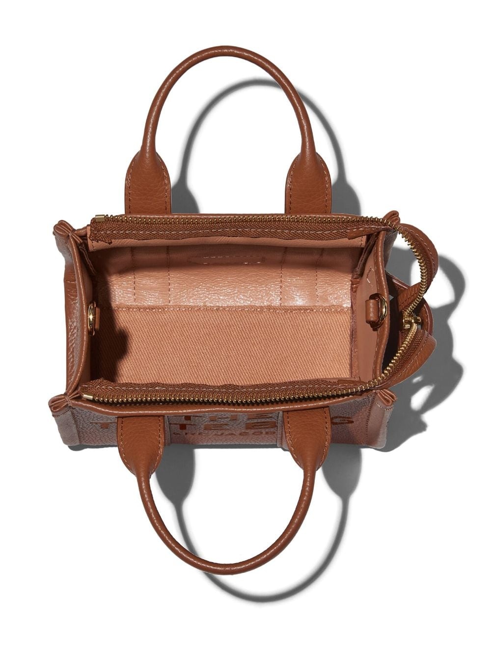micro leather tote bag - 5
