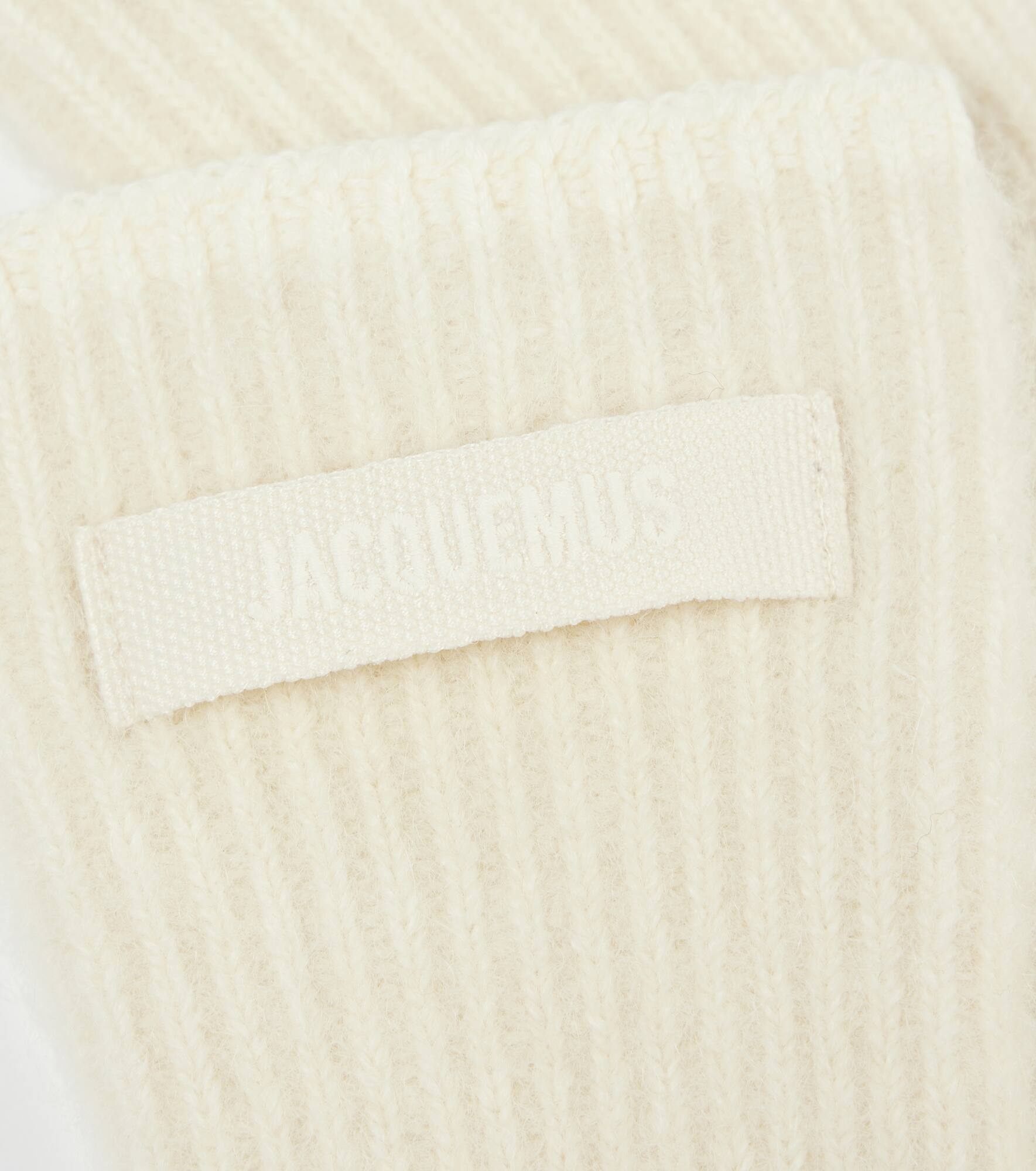 Alpaca and wool-blend gloves - 2
