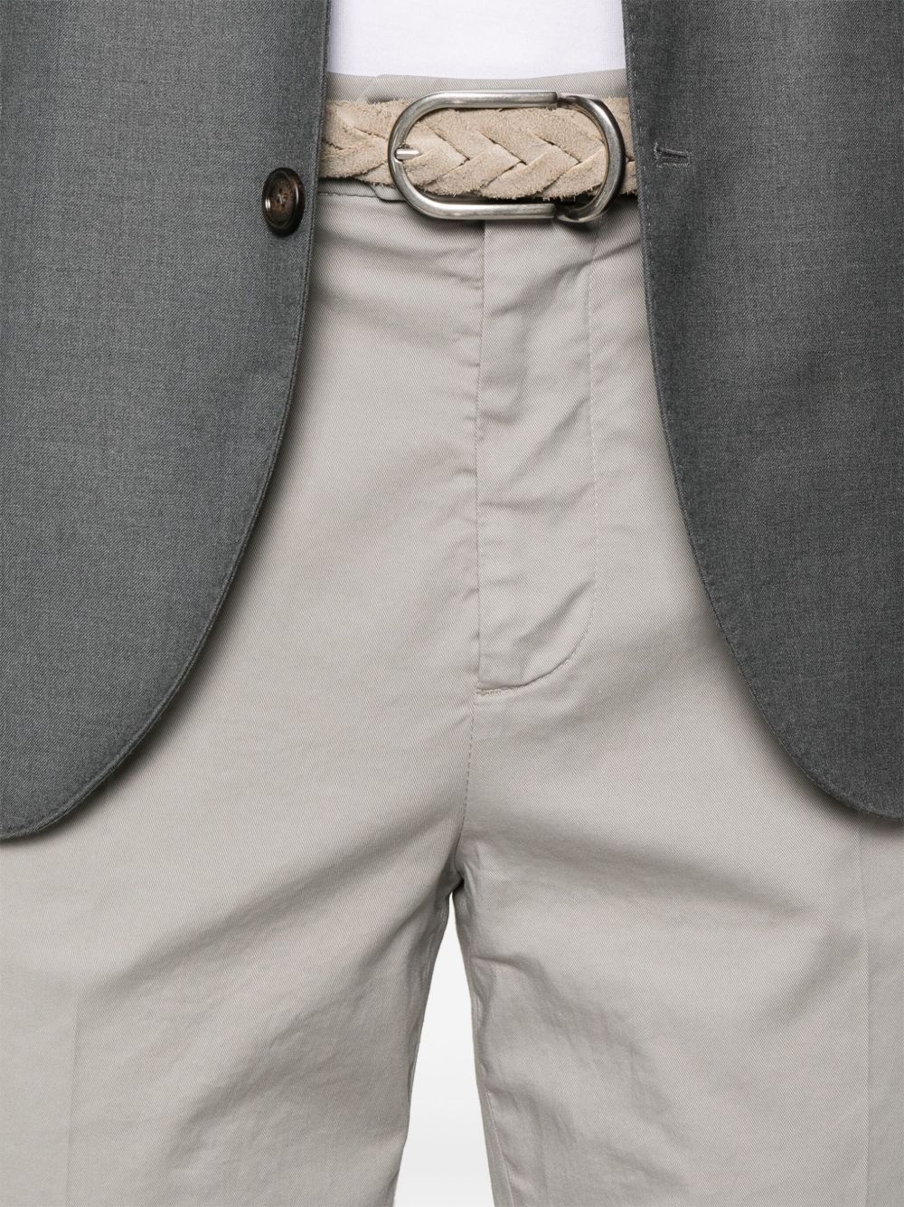pleated tapered trousers - 5