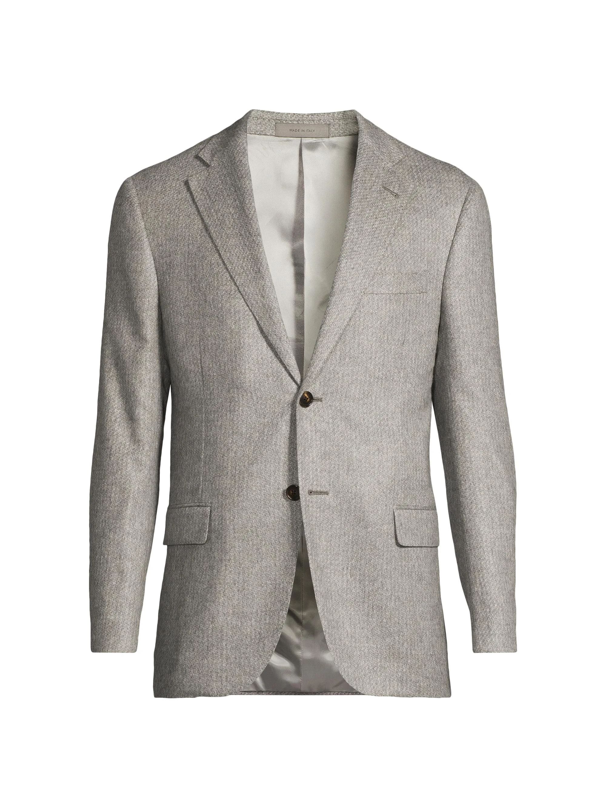 Men's Silk-Cashmere Sport Coat - Grey - 1
